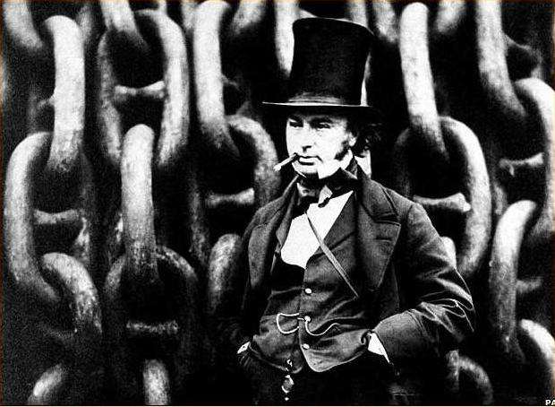 Isambard Kingdom Brunel med cigarr